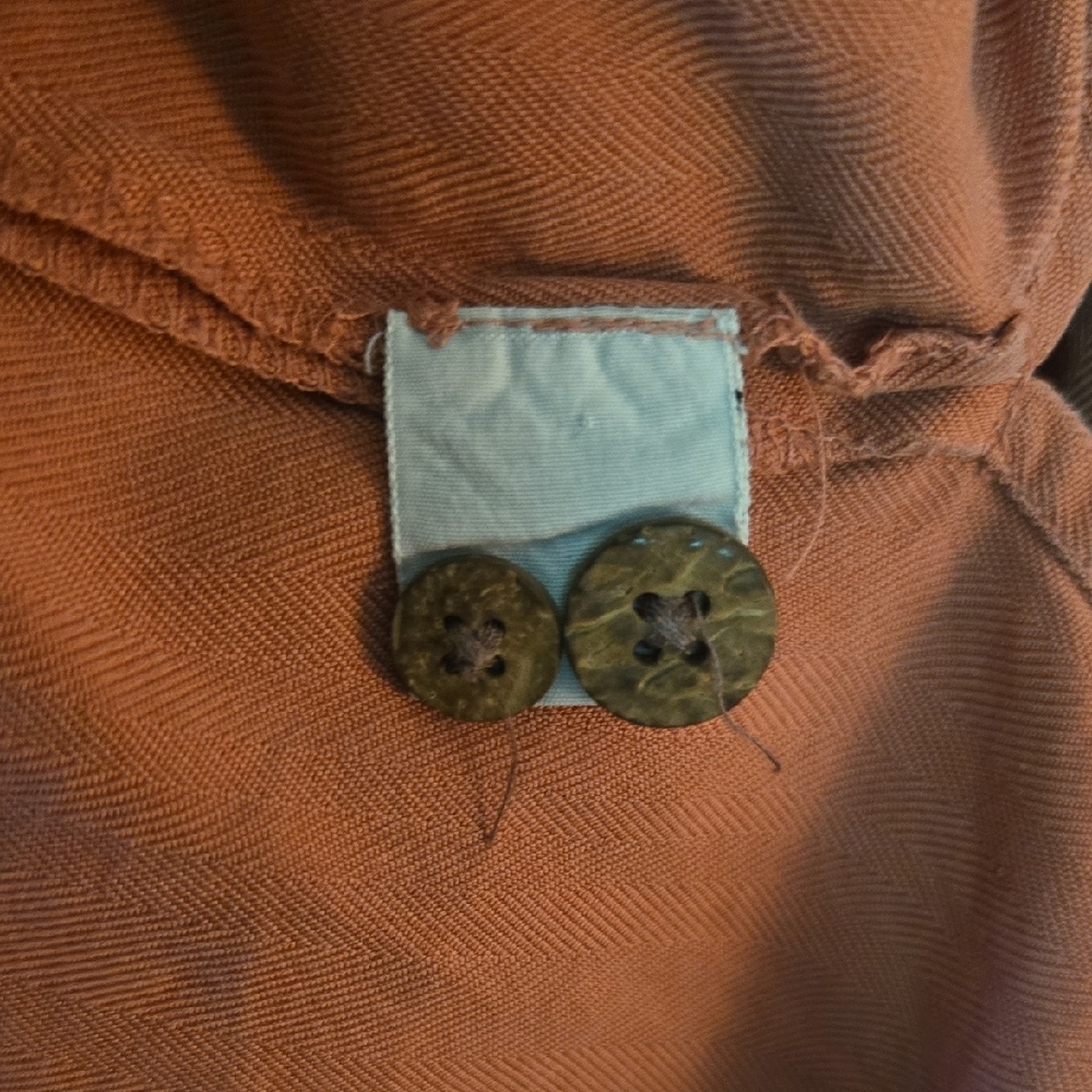 Tommy Bahama Men's Silk Shirt in Coral - Picture 6 of 7
